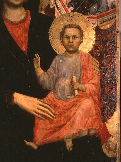 Christ Child from the Madonna and Child Enthroned by Giotto di Bondone