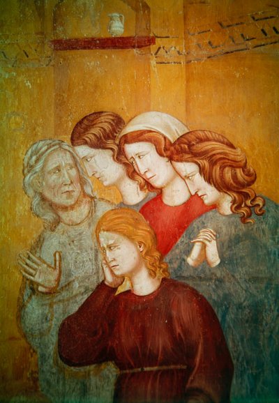 Saint Francis Revives the Unatoned Woman to Facilitate her Confession (detail) by Giotto di Bondone