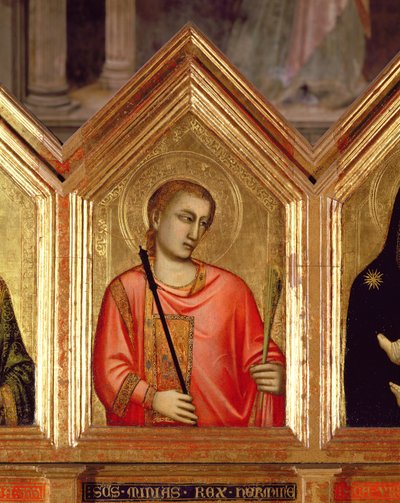Saint from the St. Reparata Polyptych (detail) by Giotto di Bondone