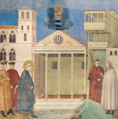St. Francis Honoured by a Simple Man by Giotto di Bondone
