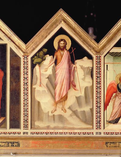 St. John the Baptist, from the St. Reparata Polyptych (detail) by Giotto di Bondone