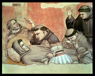 The Death of St. Francis (detail) by Giotto di Bondone