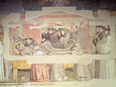 The Death of St. Francis (detail) by Giotto di Bondone