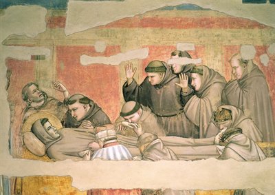 The Death of St. Francis (detail) by Giotto di Bondone