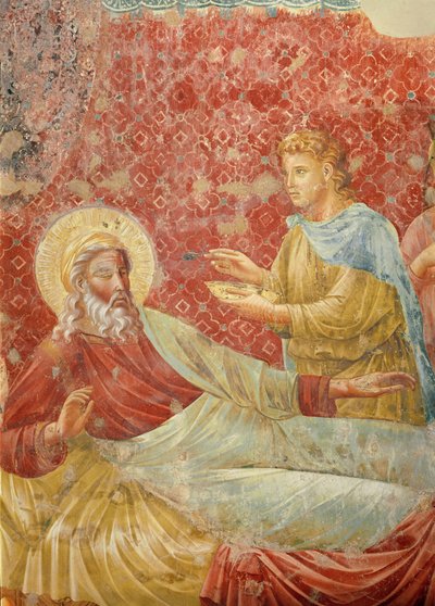 Isaac Rejects Esau, (detail) Isaac and Esau, c.1288 by Giotto di Bondone