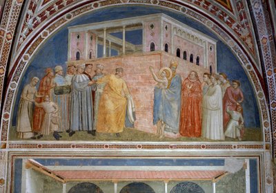 St. Francis Renouncing his Worldly Goods, from the Bardi Chapel, c.1320 by Giotto di Bondone