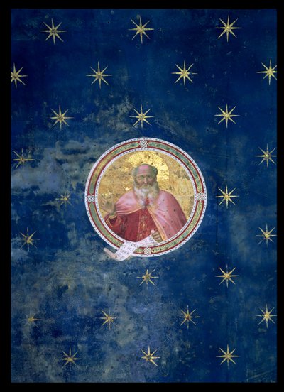 The Prophet Isaiah (detail) (post restoration) by Giotto di Bondone