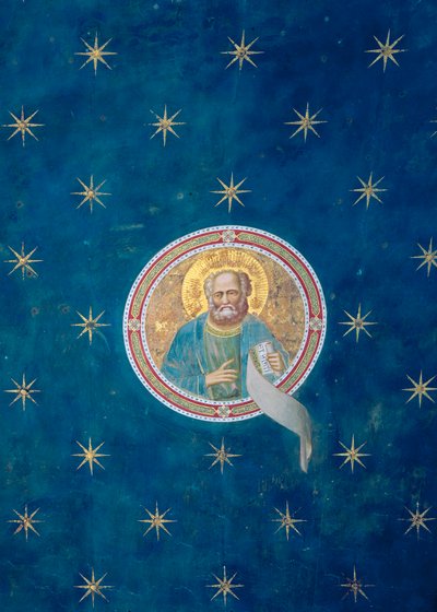 The Prophet Malachi, from the Ceiling Vault, c.1305 by Giotto di Bondone