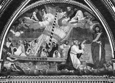 The Navicella of St. Peter by Giotto di Bondone after Giotto di Bondone after