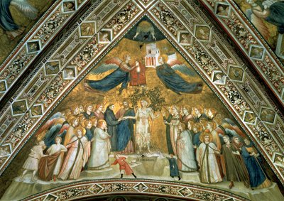 The Mystic Marriage of St. Francis with Holy Poverty by Giotto di Bondone school of Giotto di Bondone school of