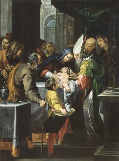 The presentation in the Temple by Giovacchino Assereto