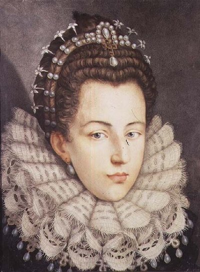 Catherine of Austria, Duchess of Savoy, Wife of Carlo Emanuele I (r.1580-1630) by Giovanna Garzoni