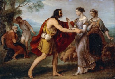 Meeting between Jacob and Rachel by Giovanni Carnovali