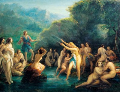 Diana and Actaeon by Giovanni Carnovali