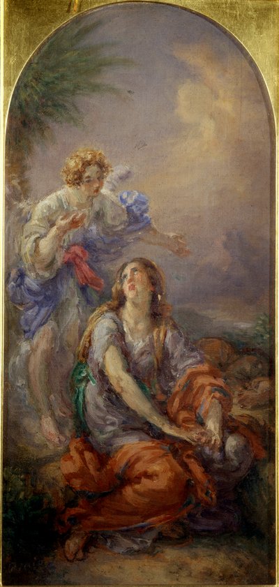 Hagar and the Angel in the Desert by Giovanni Carnovali