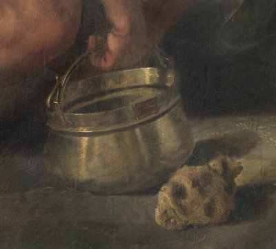 Crucifixion (detail) by Giovanni (fl.1537 d.c.1570) Fratino