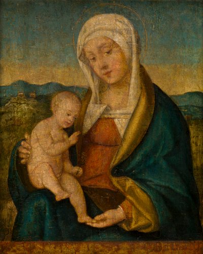 Madonna and Child by Giovanni (style of) Bellini
