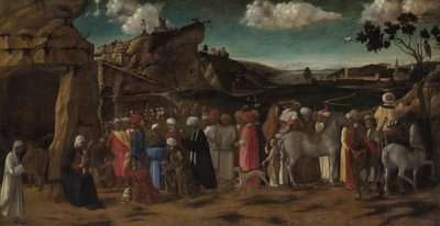 The Adoration of the Kings, c.1475-80 by Giovanni (workshop of) Bellini