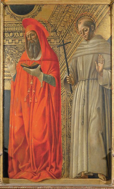 Saint Jerome and Saint Francis of Assisi by Giovanni Ambrogio Bevilacqua