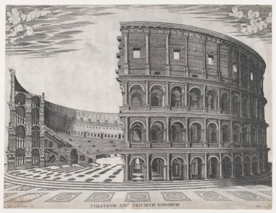 Speculum Romanae Magnificentiae: The Colosseum by Giovanni Ambrogio Brambilla