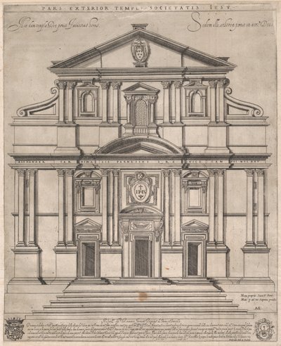 The Gesù, Rome, from the 