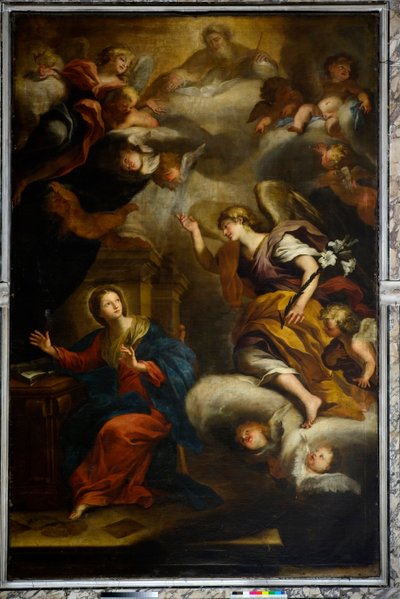 Annunciation (before 1670) by Giovanni Andrea Carlone