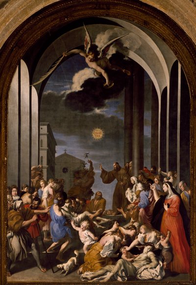 Miracles of St Francis of Paola by Giovanni Andrea Coppola