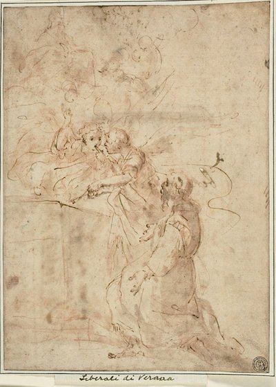 Vision of Saint Francis of Assisi at Portiuncula by Giovanni Andrea Donducci