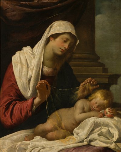 The Madonna with sleeping Child by Giovanni Andrea di (attr. to) Ferrari