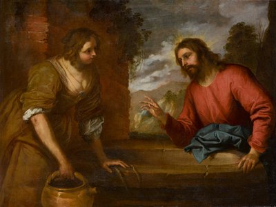 Christ and the Woman of Samaria, circa 1635 by Giovanni Andrea di Ferrari