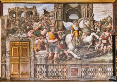 Alexander the Great Taming Bucephalus, 1519 by Giovanni Antonio Bazzi Sodoma