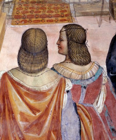 Benedict Excommunicated Two Nuns and Absolves Them After Their Death (detail) by Giovanni Antonio Bazzi Sodoma
