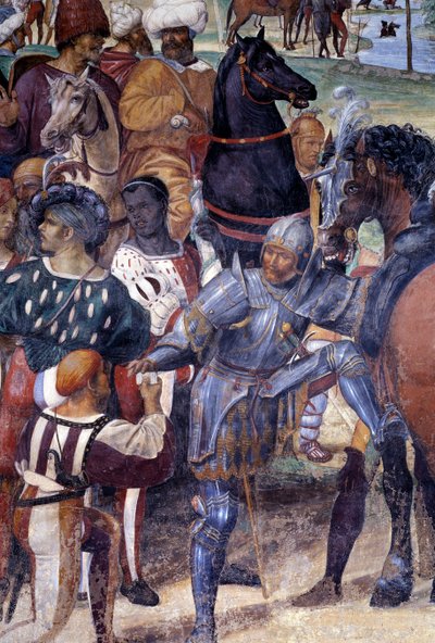 How Benedict Predicts the Destruction of Monte Cassino (Detail) by Giovanni Antonio Bazzi Sodoma