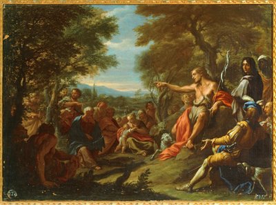 Saint John Preaching by Giovanni Antonio Bazzi Sodoma