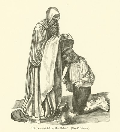 St Benedict Taking the Habit by Giovanni Antonio Bazzi Sodoma