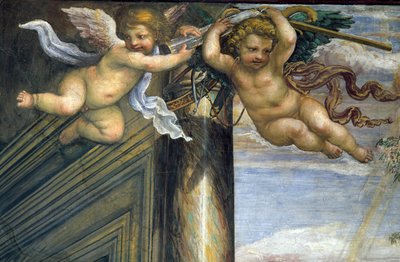 The Hall of the Marriage of Alexander the Great and Roxanne (detail) by Giovanni Antonio Bazzi Sodoma