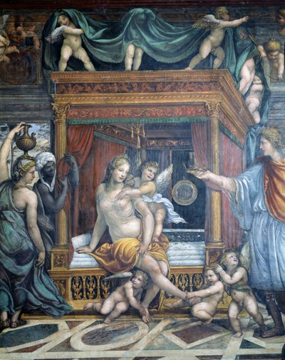 The Hall of the Marriage of Alexander the Great and Roxanne (detail) by Giovanni Antonio Bazzi Sodoma