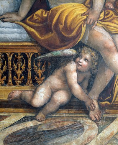 The Hall of the Marriage of Alexander the Great and Roxanne (detail) by Giovanni Antonio Bazzi Sodoma