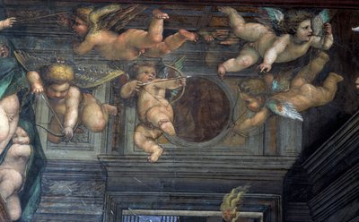 The Hall of the Marriage of Alexander the Great and Roxanne (detail) by Giovanni Antonio Bazzi Sodoma