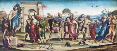 The Rape of the Sabine Women by Giovanni Antonio Bazzi Sodoma
