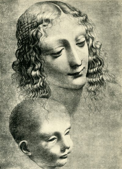Heads of the Virgin and Child by Giovanni Antonio Boltraffio