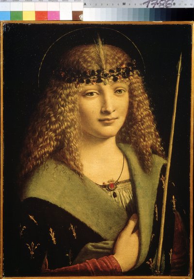Portrait of a Youth as Saint Sebastian by Giovanni Antonio Boltraffio