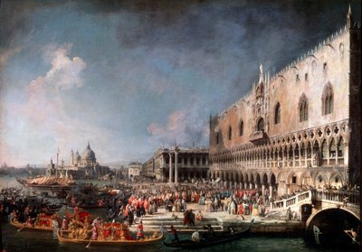 Arrival of the French Ambassador in Venice by Giovanni Antonio Canal