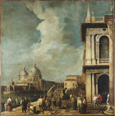 The Entrance to the Grand Canal, Venice, from the Piazetta by Giovanni Antonio Canal