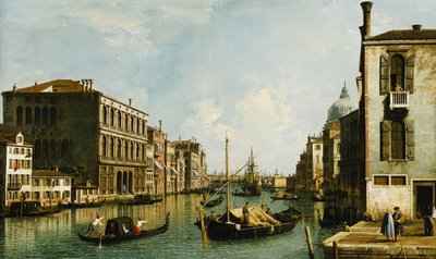 The Grand Canal, Venice, Looking East from the Campo S. Vio by Giovanni Antonio Canal