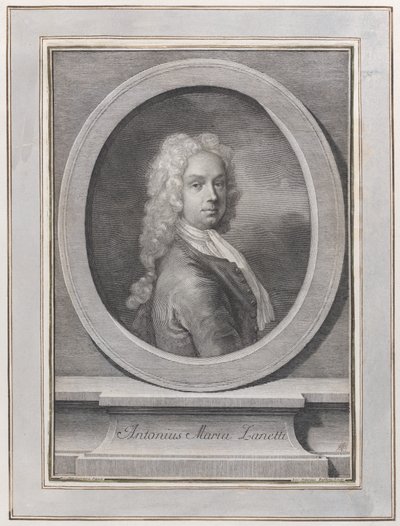 Portrait of Anton Maria Zanetti the Elder, ca. 1725 by Giovanni Antonio Faldoni