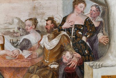 Card Game, Main Hall, c.1570 by Giovanni Antonio Fasolo