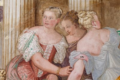 Female figure (detail) by Giovanni Antonio Fasolo