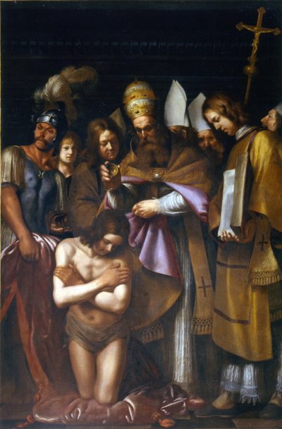 The Baptism of Constantine by Giovanni Antonio Galli