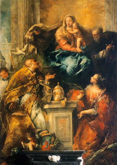 Ferri Altarpiece (c. 1755) by Giovanni Antonio Guardi